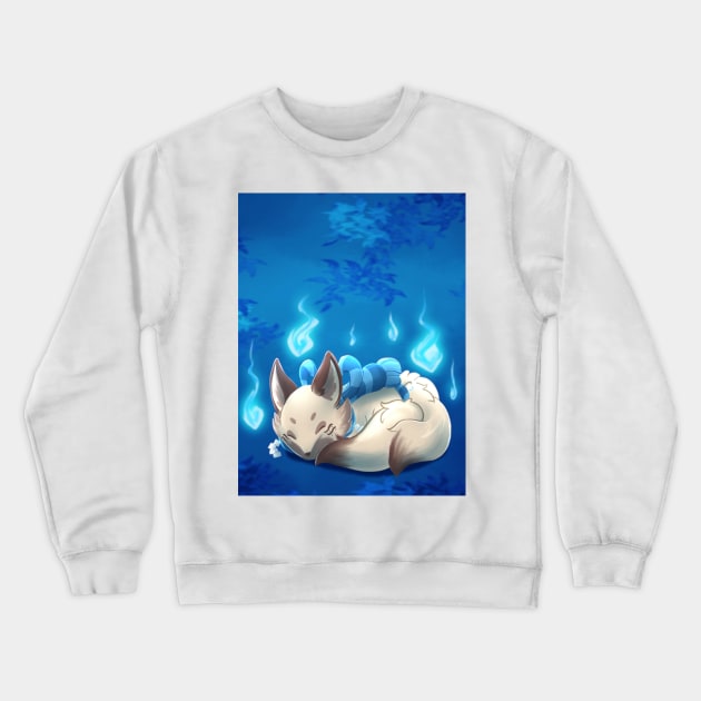 Chibi Kitsu Crewneck Sweatshirt by KitsuGuardian